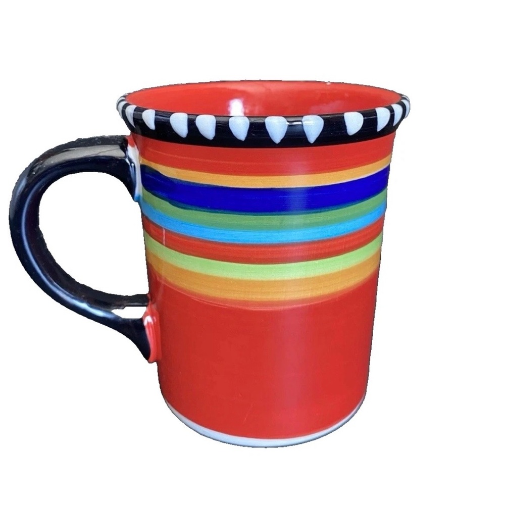 Gibson Elite Pueblo Springs Coffee Mug Discontinued Southwestern Mint Condition